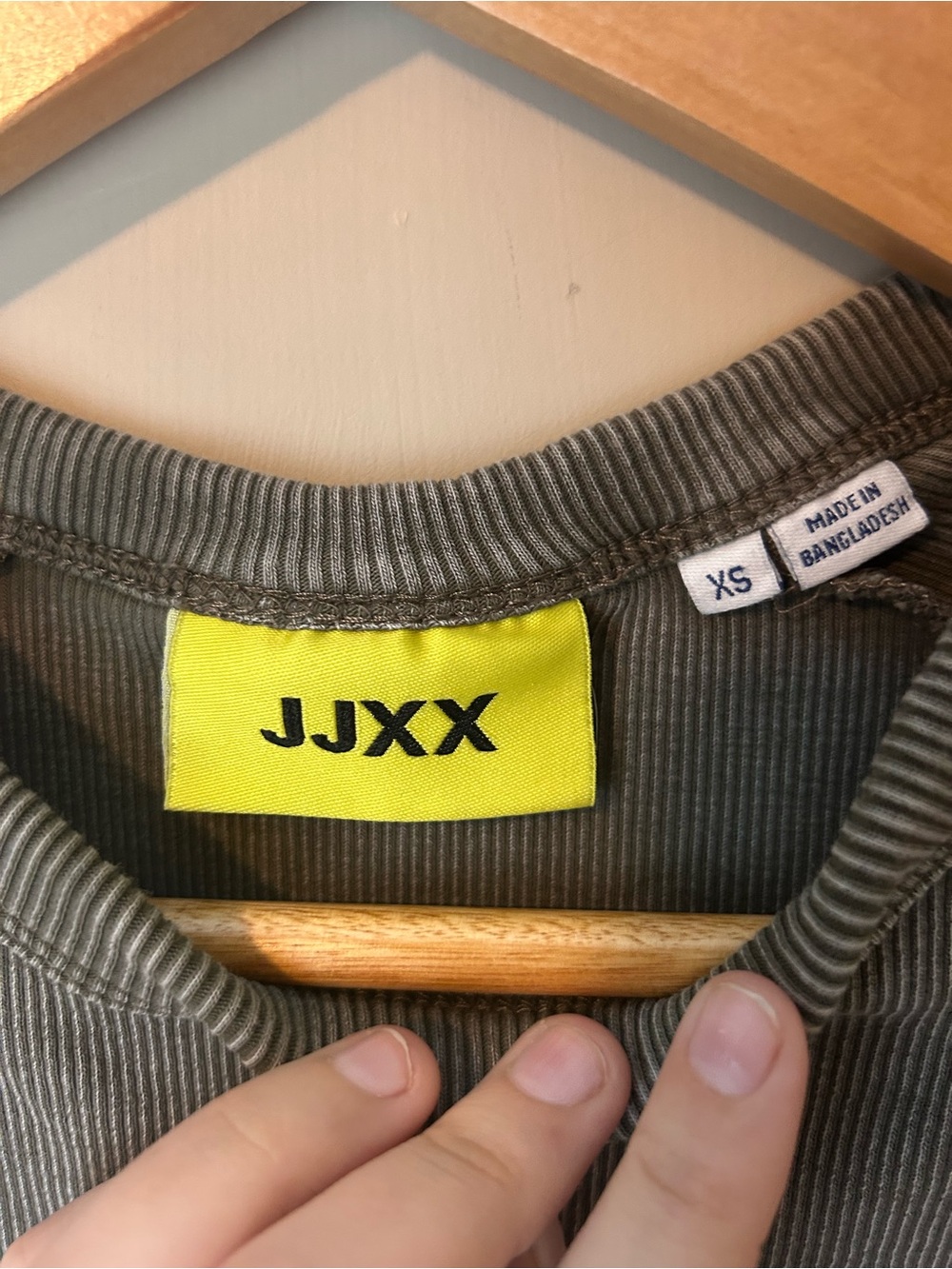 JJXX Casual Ribbed Tee Size XS - Picture 4 of 8